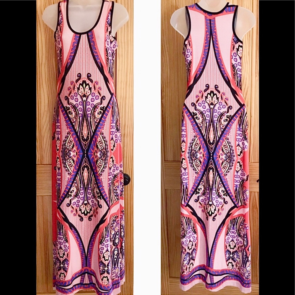 NWT- Beautiful Colorful Maxi Dress
